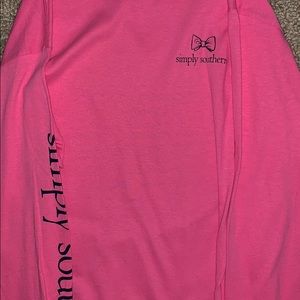 Simply southern pink shirt